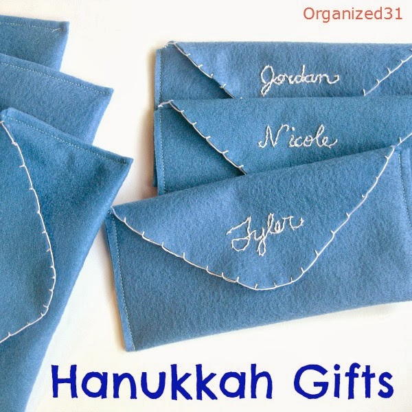 Hanukkah Gift Envelopes Hanukkah Gift Envelopes