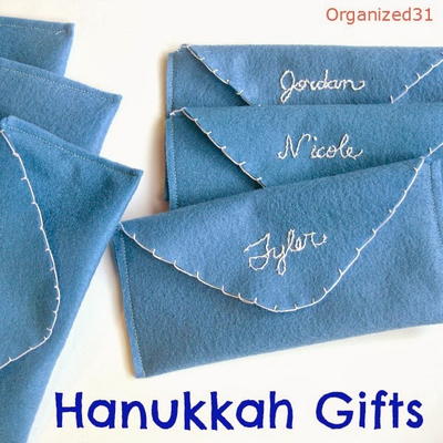 Hanukkah Gift Envelopes