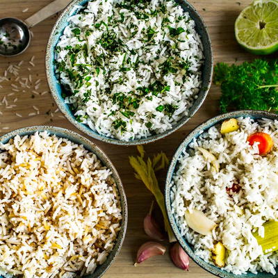Toasted, Herbs & Lime, Aromatic Rice
