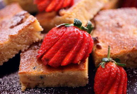 Decadent White Chocolate Brownie Decadent White Chocolate Brownie