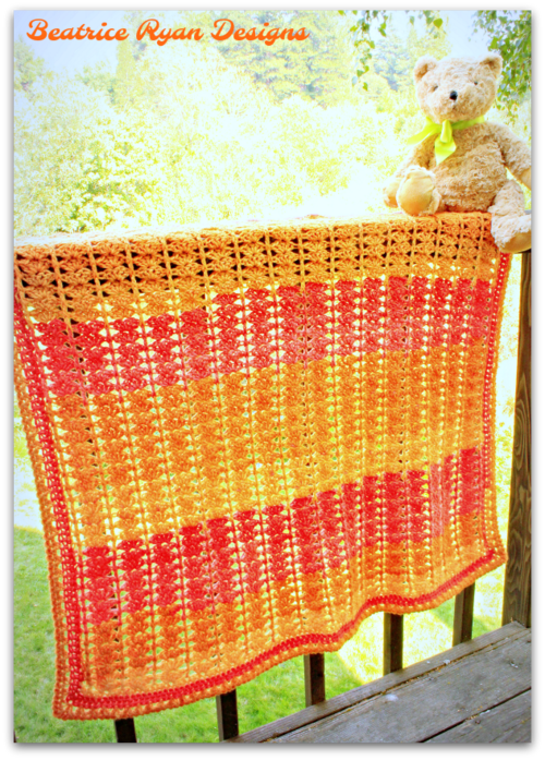 Sweet Sunset Baby Blanket Sweet Sunset Baby Blanket