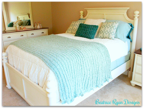 Touch of Teal Afghan Touch of Teal Afghan