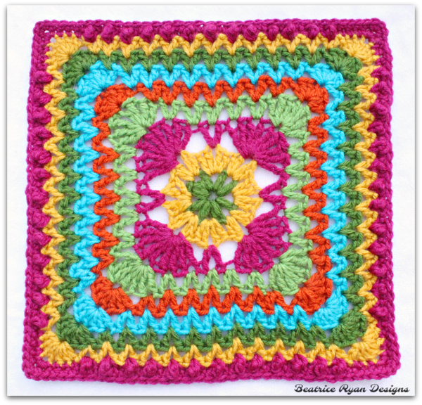 Ziggidy Zaggy Crochet Square Ziggidy Zaggy Crochet Square