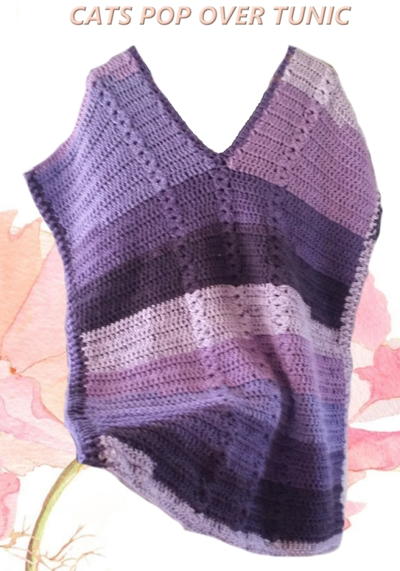 Cats Pop Over Tunic Cats Pop Over Tunic