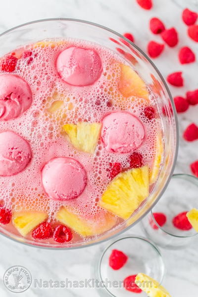 Pretty Raspberry Sherbert Punch Recipe Pretty Raspberry Sherbert Punch Recipe
