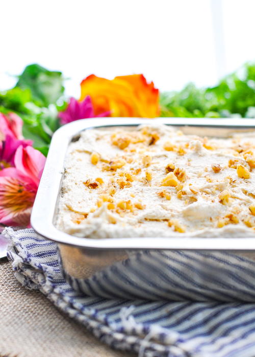 Maple-Frosted Walnut Bars Maple-Frosted Walnut Bars