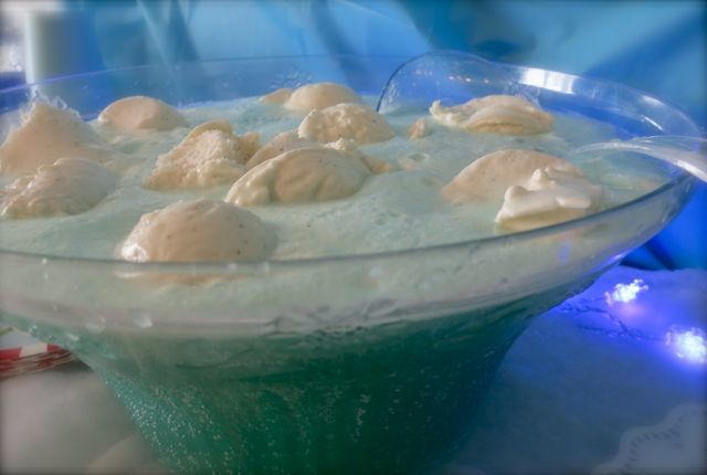 Frosty Blue Party Punch Frosty Blue Party Punch