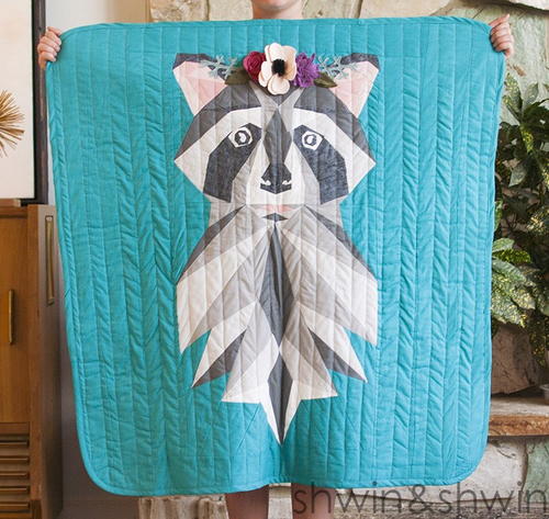 Woodland Raccoon Quilt Pattern Woodland Raccoon Quilt Pattern