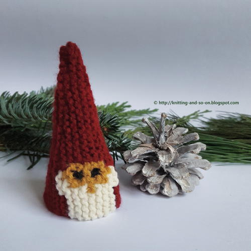 Garter Stitch Christmas Gnome Garter Stitch Christmas Gnome