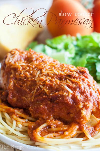 Easy Slow Cooker Chicken Parmesan Easy Slow Cooker Chicken Parmesan
