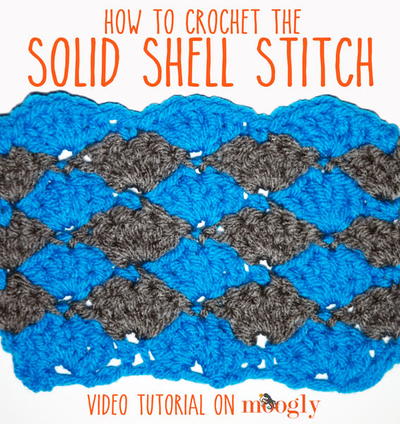 Solid Shell Crochet Stitch Tutorial