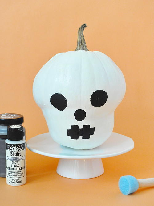 Glow in the Dark Painted Pumpkins Glow in the Dark Painted Pumpkins