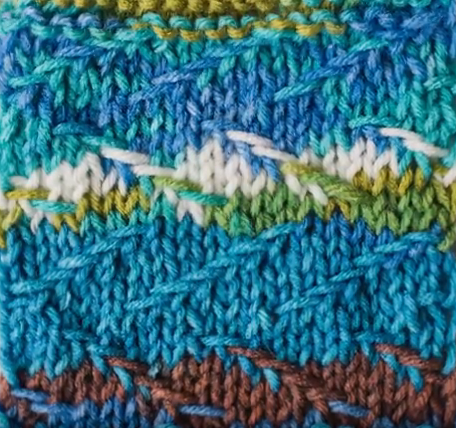 How to Knit the Staggered Slip Stitch How to Knit the Staggered Slip Stitch