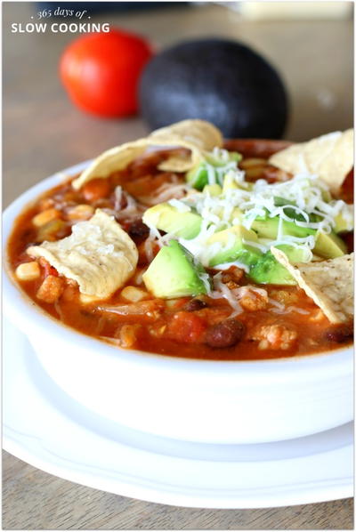 Creamy and Skinny Taco Chili Soup Creamy and Skinny Taco Chili Soup