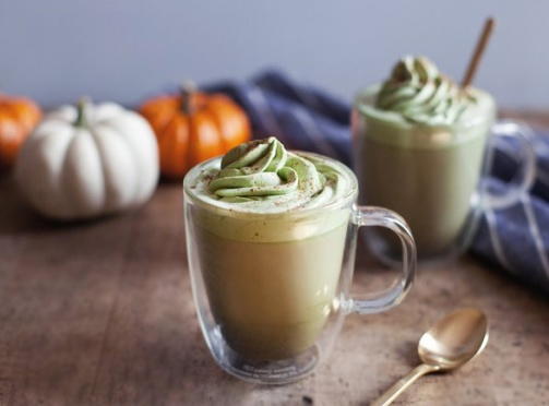 Pumpkin Spice Matcha Latte Pumpkin Spice Matcha Latte