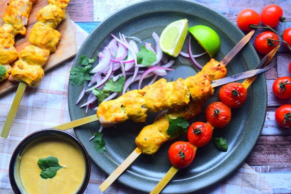 Chicken Tikka Kebabs Chicken Tikka Kebabs