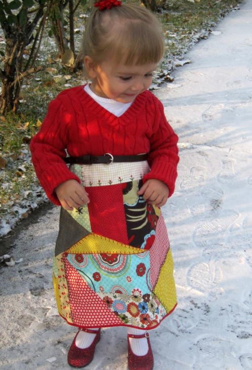 Crazy Quilted Sweater Dress Crazy Quilted Sweater Dress