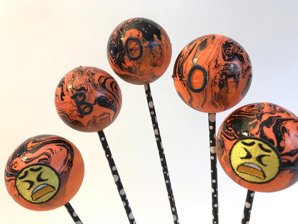 Halloween Marbled Centerpiece Halloween Marbled Centerpiece