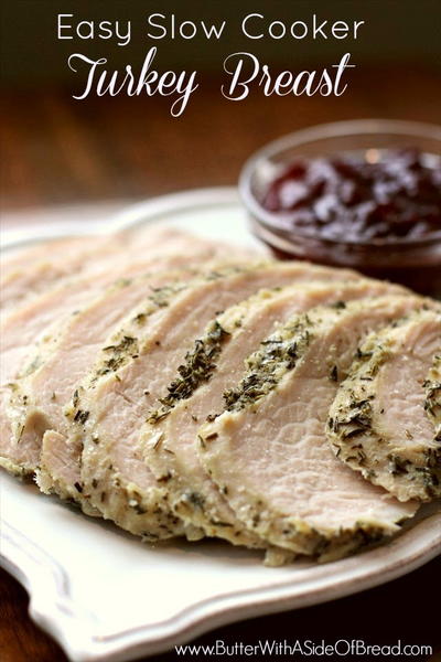 Easiest Ever Slow Cooker Turkey Breast