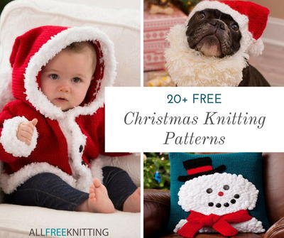 20+ Free Christmas Knitting Patterns: Santas, Reindeer, and More