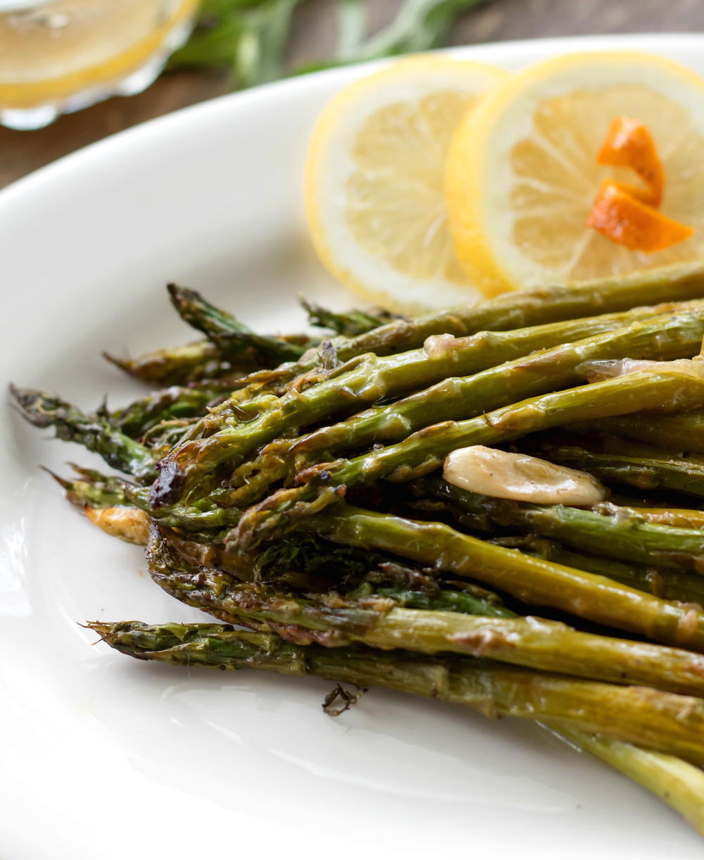 Citrus Roasted Asparagus with Vinaigrette
