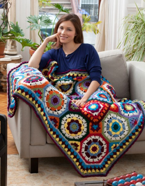 Geometric Color Lovers Throw