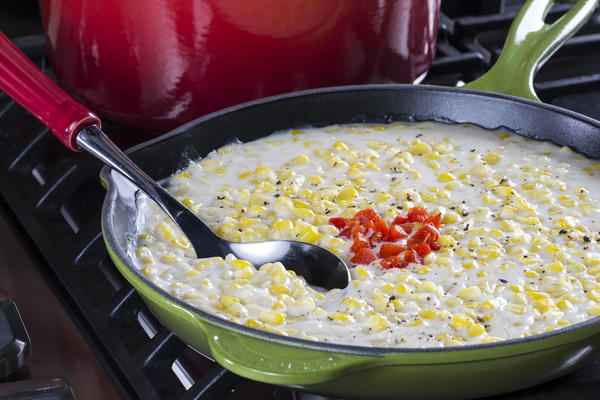 Skillet Creamed Corn Skillet Creamed Corn