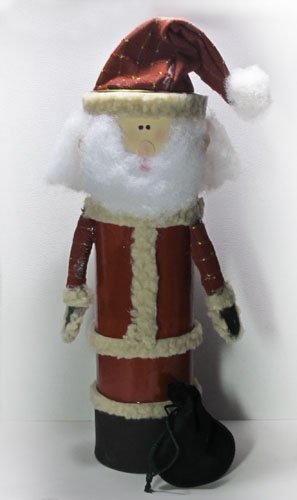 Decorative Santa Gift Tube Decorative Santa Gift Tube