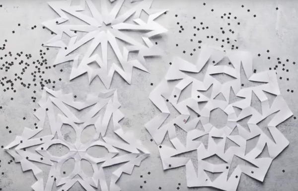 How to Make Easy Paper Snowflakes