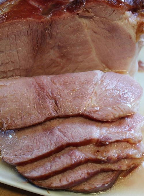 Slow Cooker Tender Pineapple Maple Ham