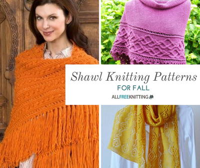 20 Shawl Knitting Patterns for Fall