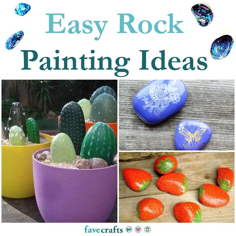32 Easy Rock Painting Ideas For Beginners Favecrafts Com