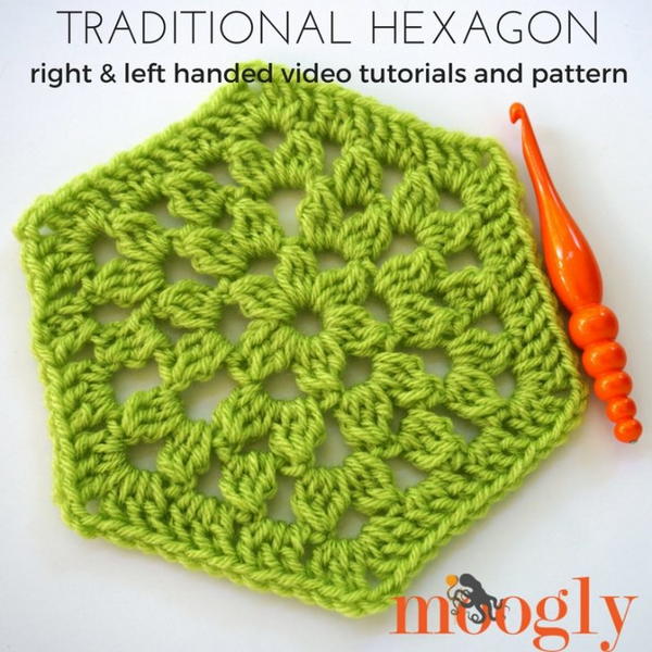 Traditional Hexagon Motif Tutorial Traditional Hexagon Motif Tutorial