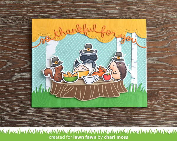 Adorable Woodland Feast Card