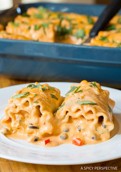 Southwest Chicken Lasagna Rolls Southwest Chicken Lasagna Rolls