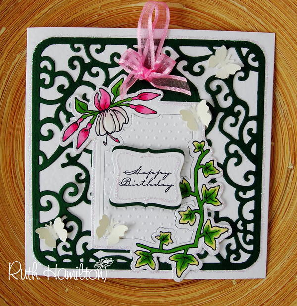 Butterflies in the Garden Birthday Card Butterflies in the Garden Birthday Card