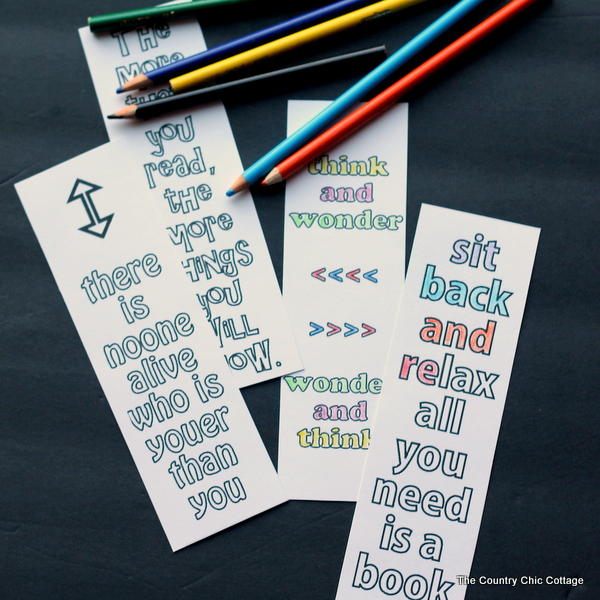 Printable Dr Seuss-Inspired Bookmarks Printable Dr Seuss-Inspired Bookmarks