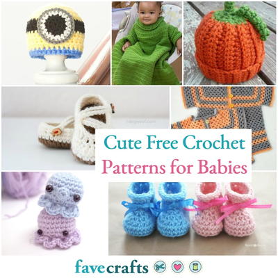 31+ Cute Free Crochet Patterns for Babies