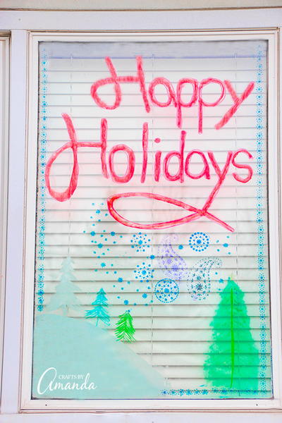 DIY Holiday Window Airbrushing Tutorial DIY Holiday Window Airbrushing Tutorial