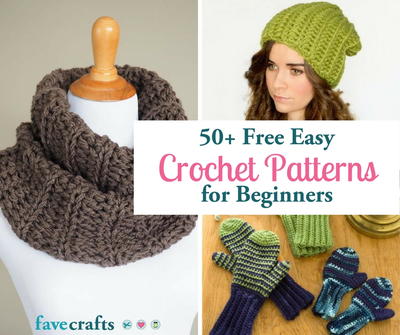 50 Free Easy Crochet Patterns and Help for Beginners