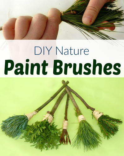 Make Natural Brushes For Kids