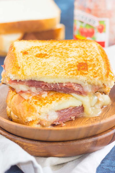 Prosciutto, Raspberry and Brie Grilled Cheese