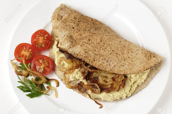 Pita Bread with Tofu Spread