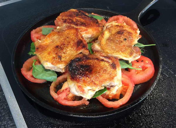 Chicken Under The Skillet Chicken Under The Skillet