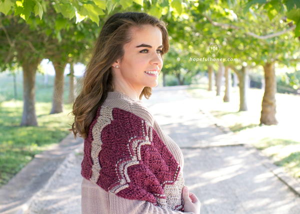 Frosted Berry Chevron Scarf Frosted Berry Chevron Scarf