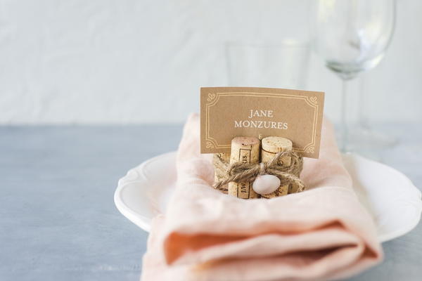Wine Cork Place Card Holders Wine Cork Place Card Holders