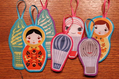 Whimsical Fabric Ornaments