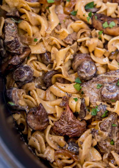 Slow Cooker Beef Stroganoff Slow Cooker Beef Stroganoff