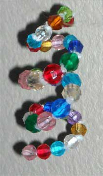 Spiral Acrylic Bead Ornament for Kids Spiral Acrylic Bead Ornament for Kids