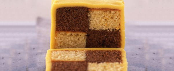 Chocolate- Orange Battenburg Chocolate- Orange Battenburg